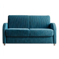 2-Sitzer Sofa Blau 145 x 82 x 85 cm Polyester-Cord Rechteckig